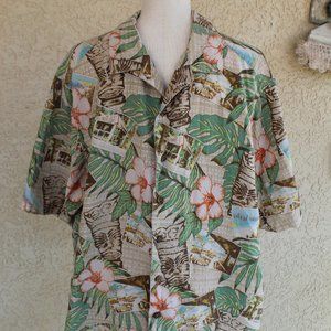 John Ashford Hawaiian Silk Shirt